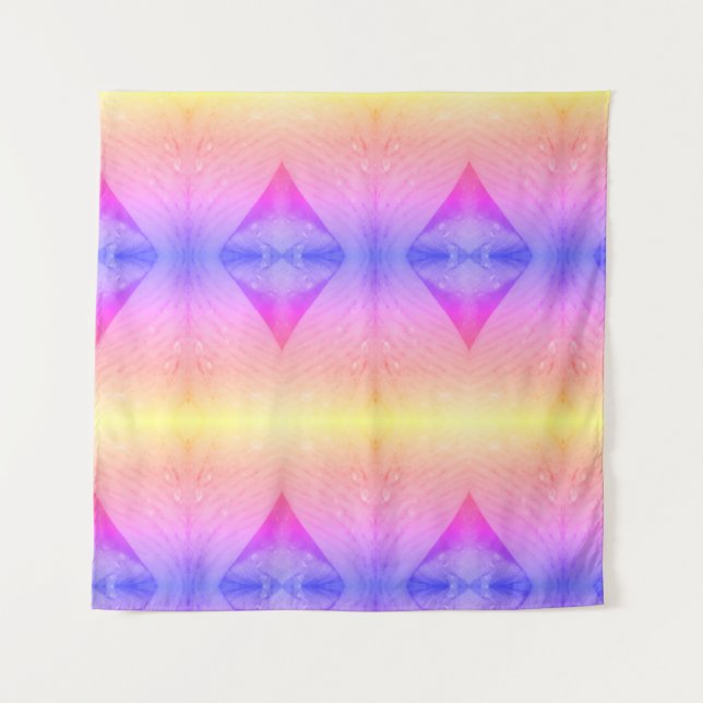 Tapiz Ipanema X Blue Crocus Ikat Tapestry (Anverso)