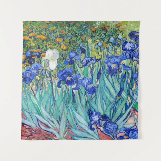 Tapiz Iris Vincent van Gogh  (Anverso)
