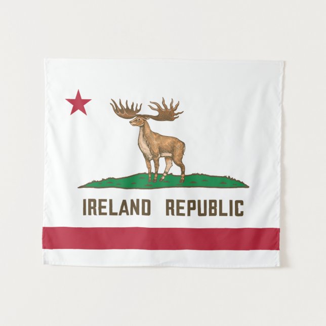 Tapiz Irlanda República de Irlanda Gigante de la bandera (Anverso (horizontal))