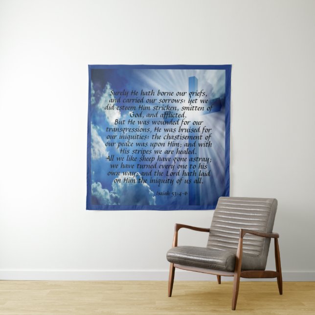 Tapiz Isaías 53:4-6 (In situ)
