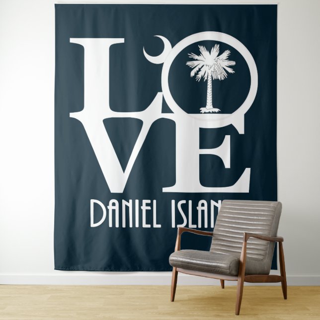 Tapiz Isla LOVE Daniel (In situ)
