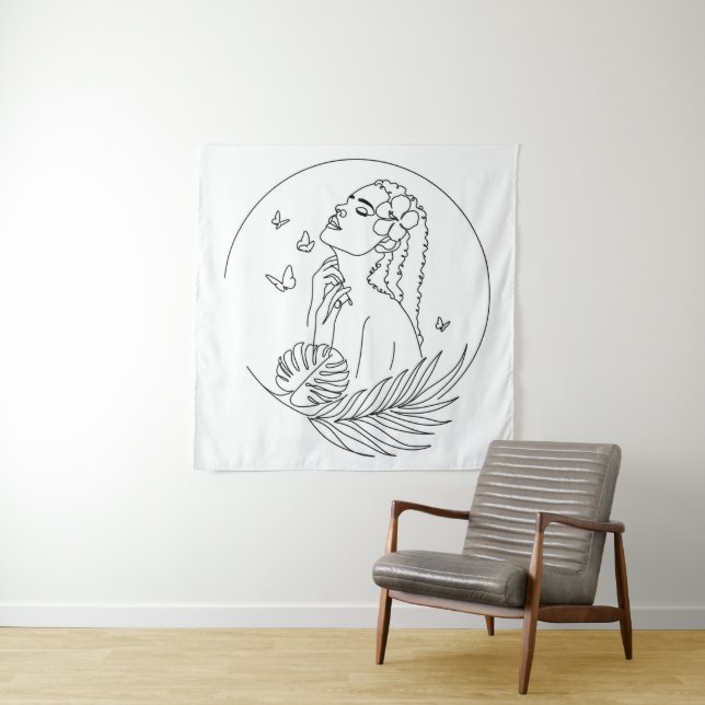 Tapiz Isla Musa – Femenino Tropical (In situ)