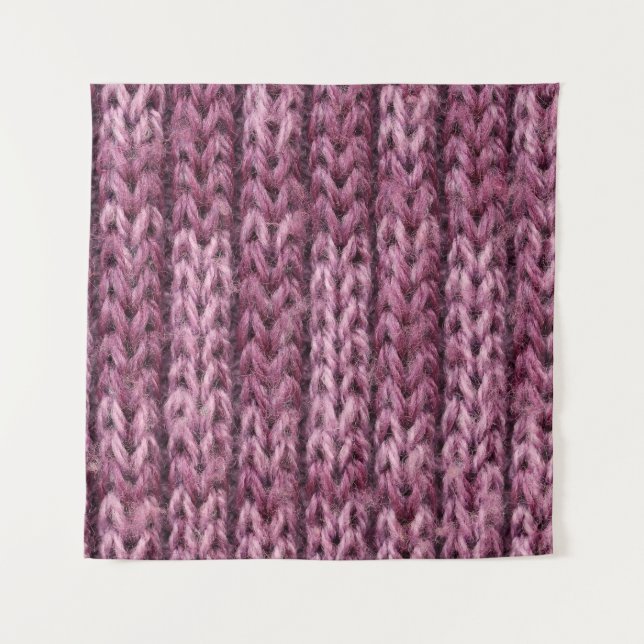 Tapiz It is Purple knitting texture for pattern and back (Anverso)