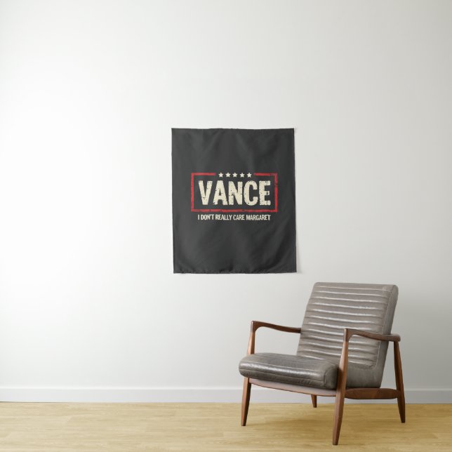 Tapiz J. D Vance Meme Divertido No Me Importa Realmente  (In situ)