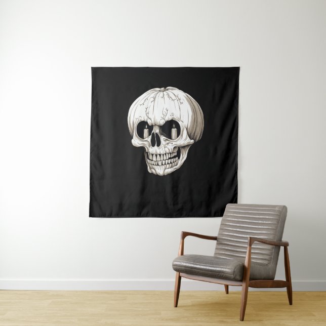 Tapiz Jack O Lantern Cranium Halloween Gothic (In situ)