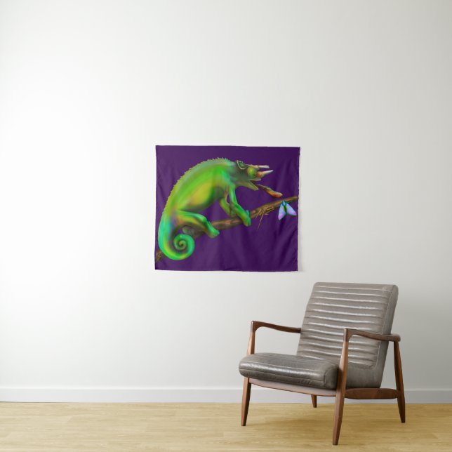 Tapiz Jackson’s Chameleon Aiming  (In situ (horizontal))