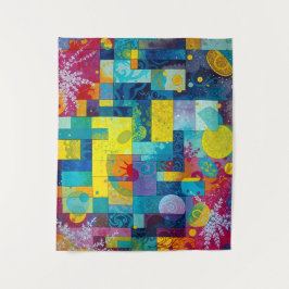 Tapiz Jardín de la Bloom Cósmica: Resumen del mosaico de