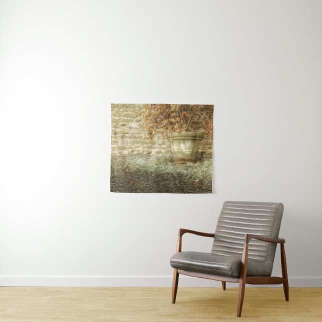 Tapiz Jardín de otoño rústico (In situ (horizontal))