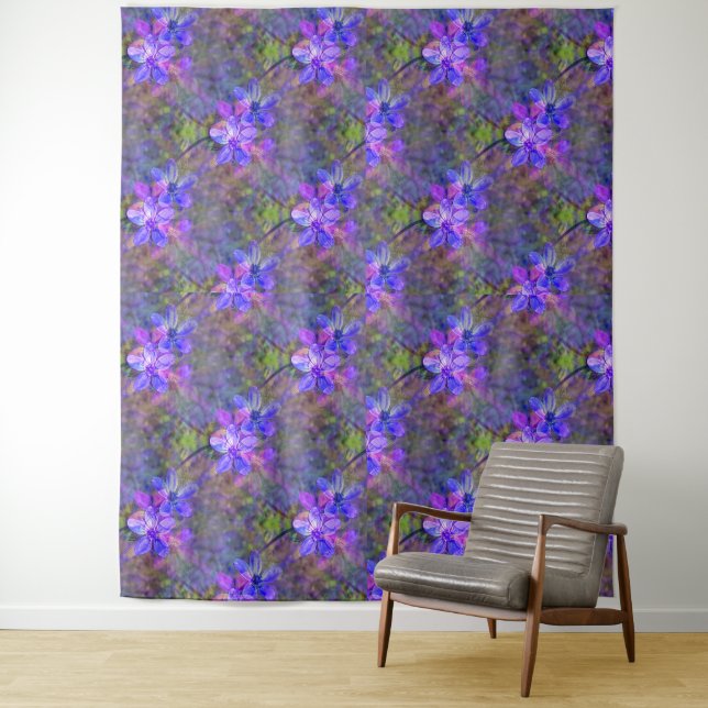 Tapiz Jardín de violetas...... (In situ)