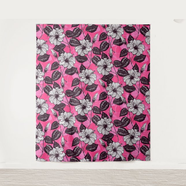 Tapiz Jardín Hibiscus 2 (Anverso)