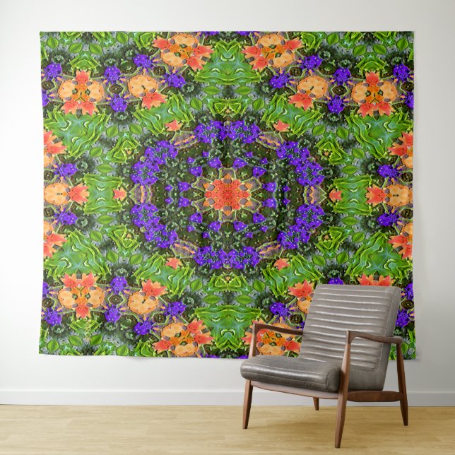 Tapiz Jardín Mandala.... (In situ (horizontal))