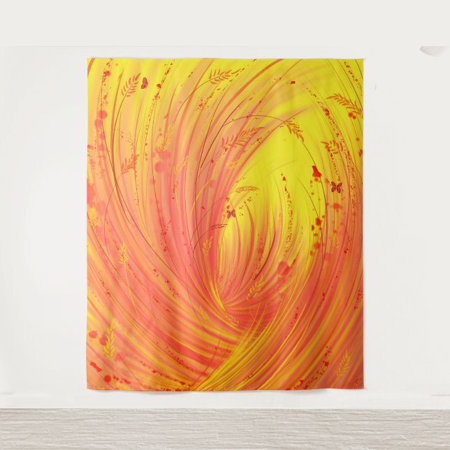 Tapiz Jardines encantados - Campo de Fuego Dorado (Anverso)