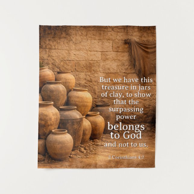 Tapiz Jars of Clay Photo Booth Backdrop (Anverso)