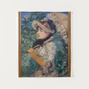 Tapiz Jeanne (Primavera) Por Édouard Manet