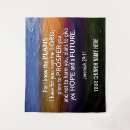 Tapiz Jeremías 29:11 PORQUE YO SÉ LOS PLANES Iglesia