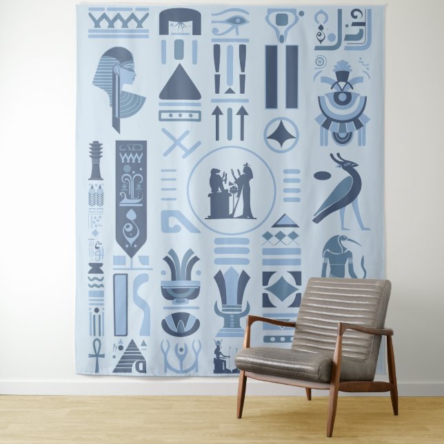 Tapiz Jeroglíficos Egipcios Antiguos (In situ)