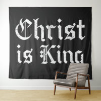 Jesucristo es Rey Arte Grunge Gothic Blackletter