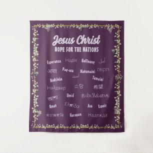 Tapiz Jesucristo Esperanza para Todas las Naciones 8