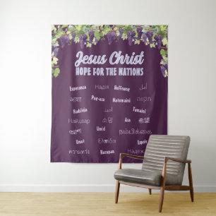 Tapiz Jesucristo Esperanza para Todas las Naciones 9