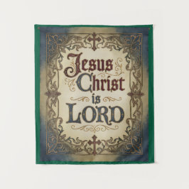 Tapiz 'Jesus Christ is LORD' Christian Inspired Tapestry