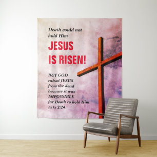 Tapiz JESÚS HA RESUCITADO Iglesia de Pascua
