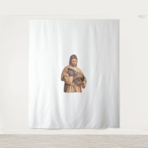Tapiz Jesus Holding Moo Deng Tank Top