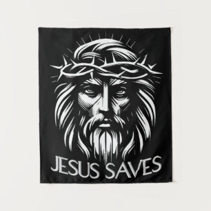 Tapiz Jesus Saves - Audaz Arte Cristiano