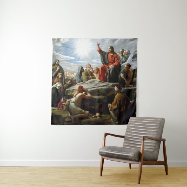 Tapiz Jesús, Sermón en la Montaña, (In situ)