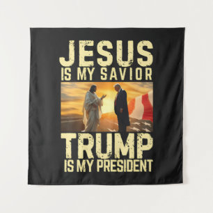 Tapiz Jesús Trump - Jesús es mi Señor Salvador
