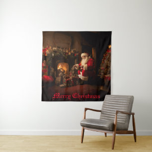 Tapiz Jolly Old Saint Nick