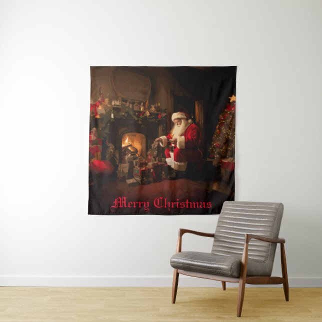 Tapiz Jolly Old Saint Nick (In situ)