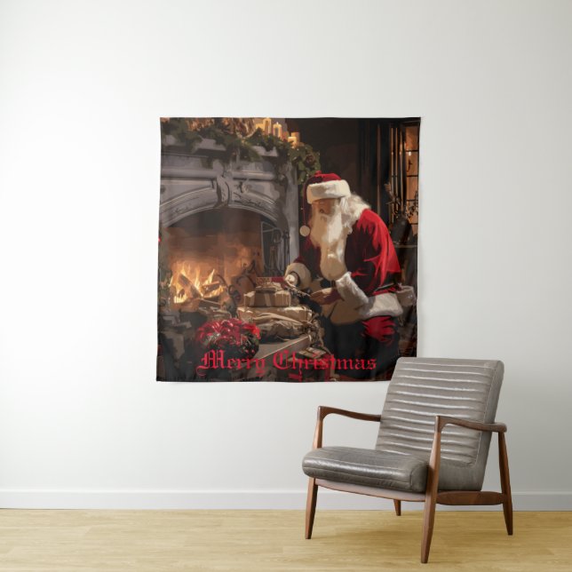 Tapiz Jolly Old Saint Nick (In situ)