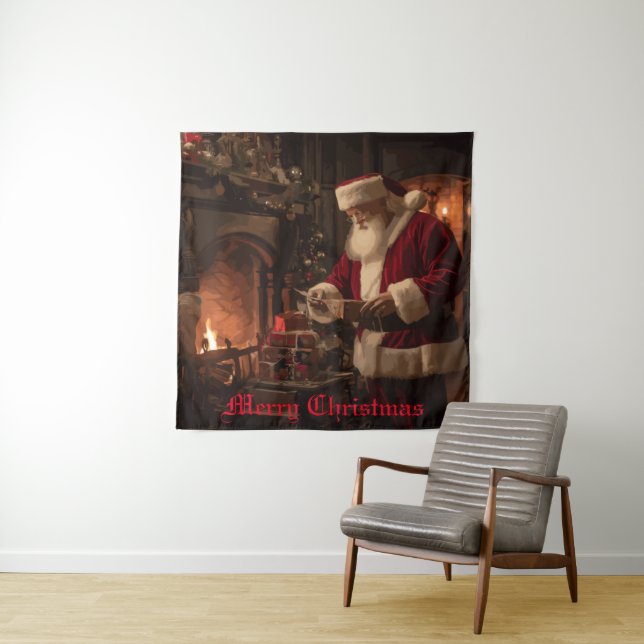 Tapiz Jolly Old Saint Nick (In situ)