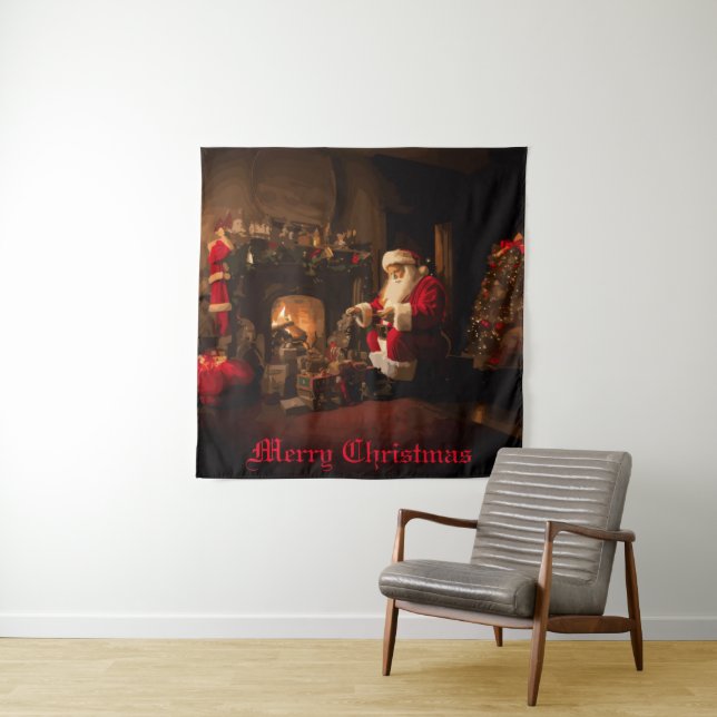 Tapiz Jolly Old Saint Nick (In situ)
