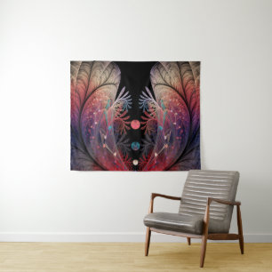 Tapiz Jonglage Resumen arte fractal moderno de fantasía