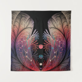 Tapiz Jonglage Resumen arte fractal moderno de fantasía