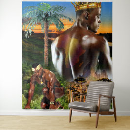Tapiz Joven rey africano