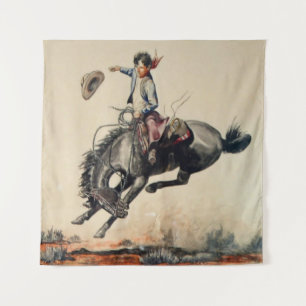 Tapiz “Joven Vaquero” de Will James
