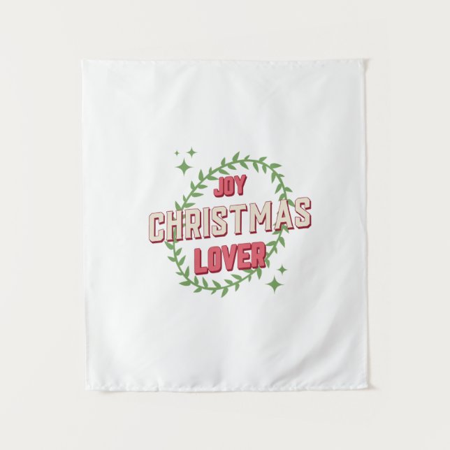 Tapiz Joy Christmas Lover (Anverso)