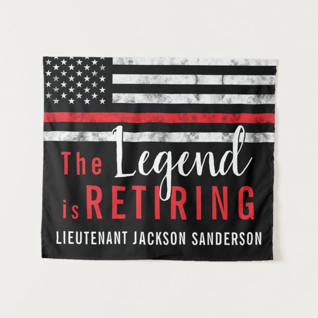 Tapiz Jubilación del Departamento de Bomberos (Anverso (horizontal))