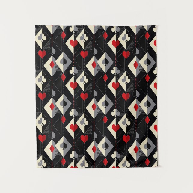 Tapiz Juego de cartas en el póker. (Anverso)
