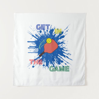 Tapiz Juego de pádel jugador de pelota