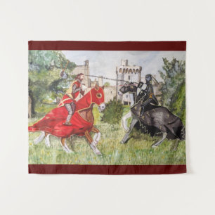 Tapiz Justa medieval