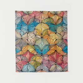 Tapiz Kaleidoscópico floreciente