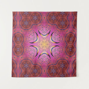 Tapiz Kaleidoscopio del corazón radiante