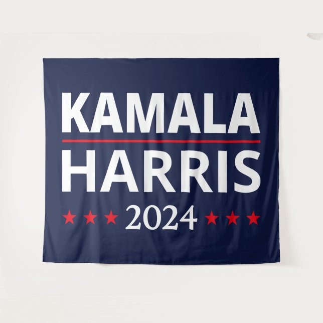 Tapiz Kamala Harris Elección 2024 III (Anverso (horizontal))