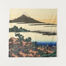 Tapiz Katsushika Hokusai Amanecer en la provincia de Ka