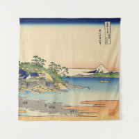 Katsushika Hokusai Enoshima en la provincia de Sag