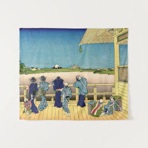 Tapiz Katsushika Hokusai - Salón Sazai, Templo 500 Rakan