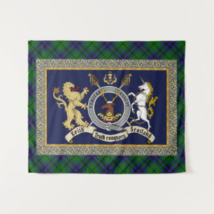 Tapiz Keith Clan Badge y Tartán